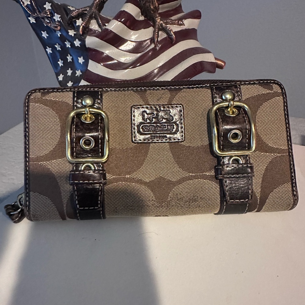 Coach Brown and Tan Women's Bag
